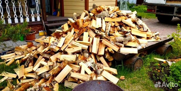 Дрова Осина подготовленные с доставкой любого объе