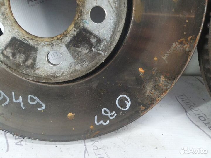 Тормозной диск передний Bmw 750I G11 (Г11) N63B44