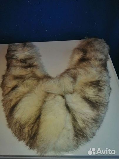 Меховой воротник песец и норка