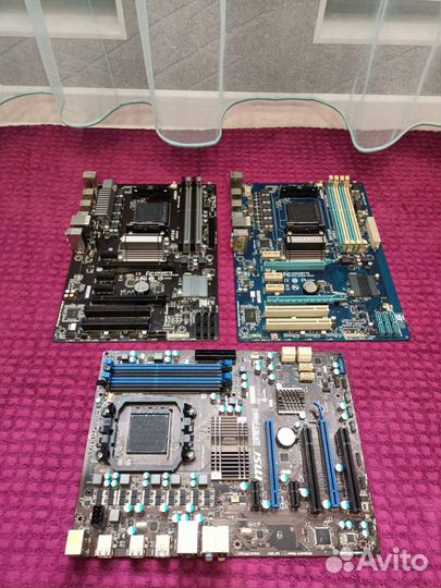 Материнская плата Intel LGA775 и AMD Am2+ Am3 Am3+