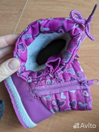 Сапожки для девочки 25