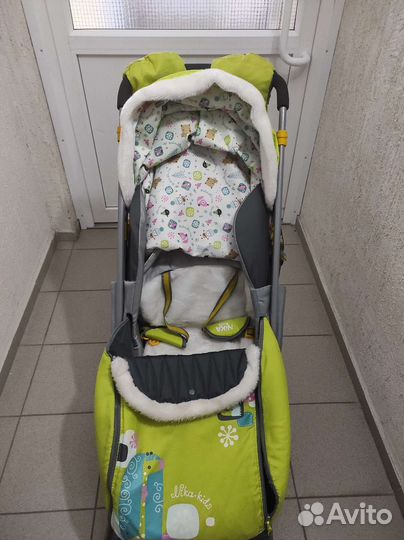 Детские санки коляска ника