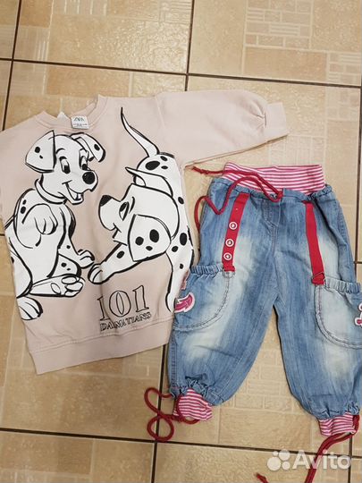 Пакет вещей на девочку 92 см