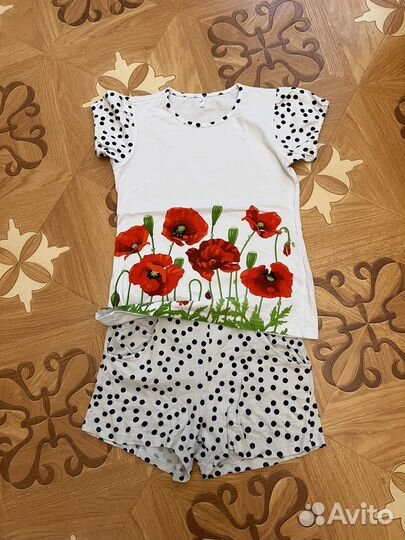 Пакет вещей на девочку 124-140