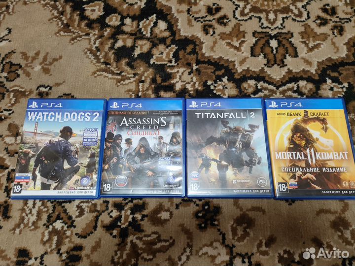 Игры на дисках для PS4