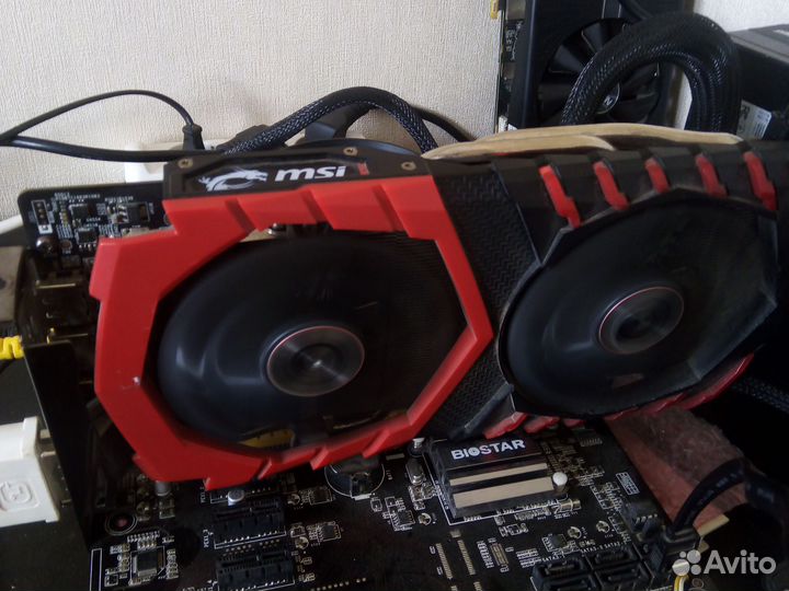 Видеокарта rx480/570 8/4gb sapphire/gygabyte/msi