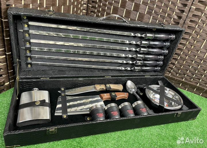 Шашлычный набор в кейсе