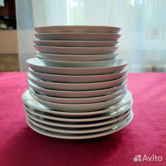 Сервиз чайно-кофейный,Дулёво,Колосок 6/34,б/у