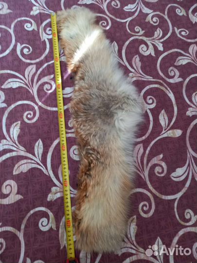 Воротник из меха лисы