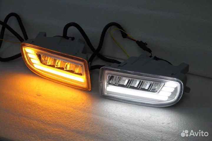 Land Cruiser 100 LED Туманки диодные дхо O5BH1