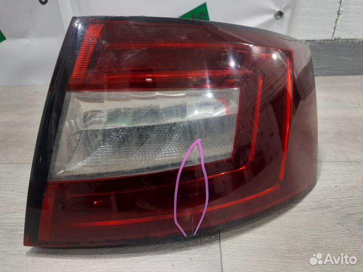 Задний правый фонарь LED для Skoda Octavia A7