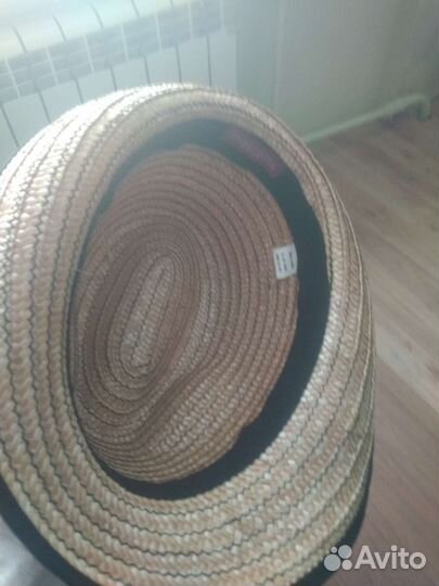 Соломенная шляпа мужская