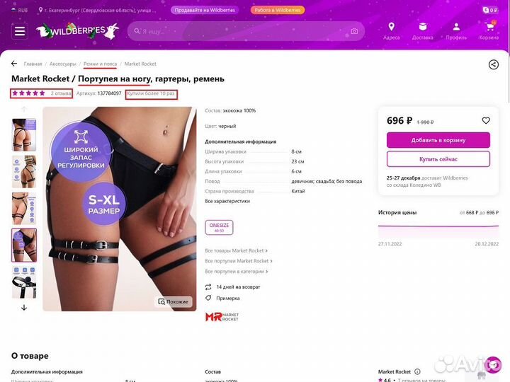 Доход 77 тр/мес. Готовый бизнес на WB и Ozon