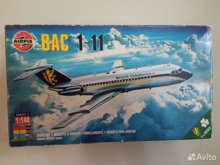 Сборная модель самолета BAC 1-11 Airfix 1:144