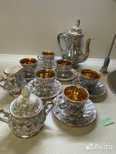 Чайно-кофейный сервиз СССР. Бронь