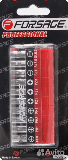 Набор бит в пластиковом футляре типа ''магазин''10