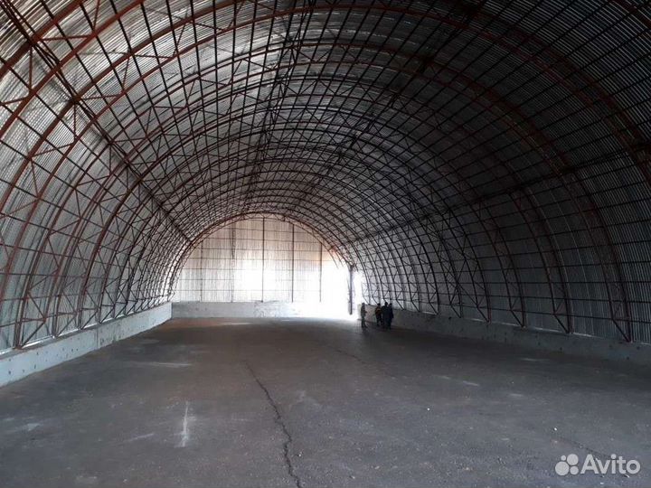 Ангар от производителя под ключ. Размер 10х50м