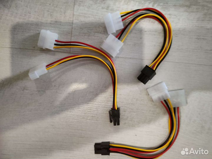Переходник molex- 6pin, SATA- 6 pin