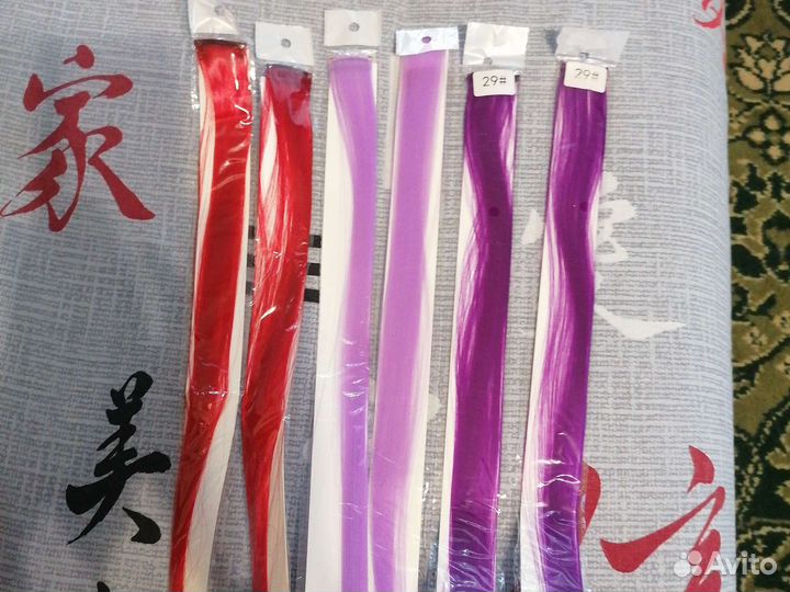 Цветные пряди для волос