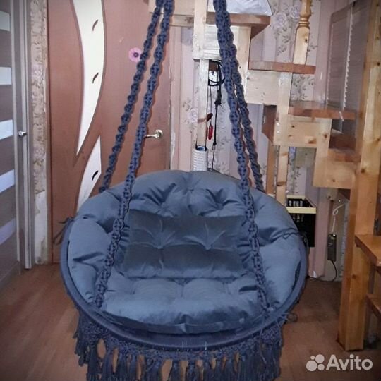 Подвесное кресло из двух колец