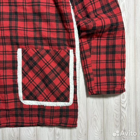 Рубашка куртка теплая с шерпой XXL 56/58