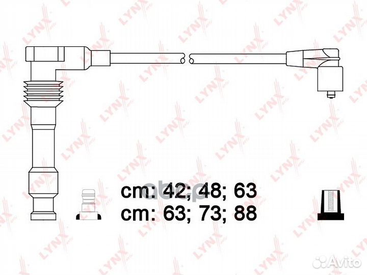 Комплект высоковольтных проводов (класс E) spe5