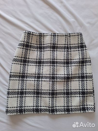 Юбка твидовая