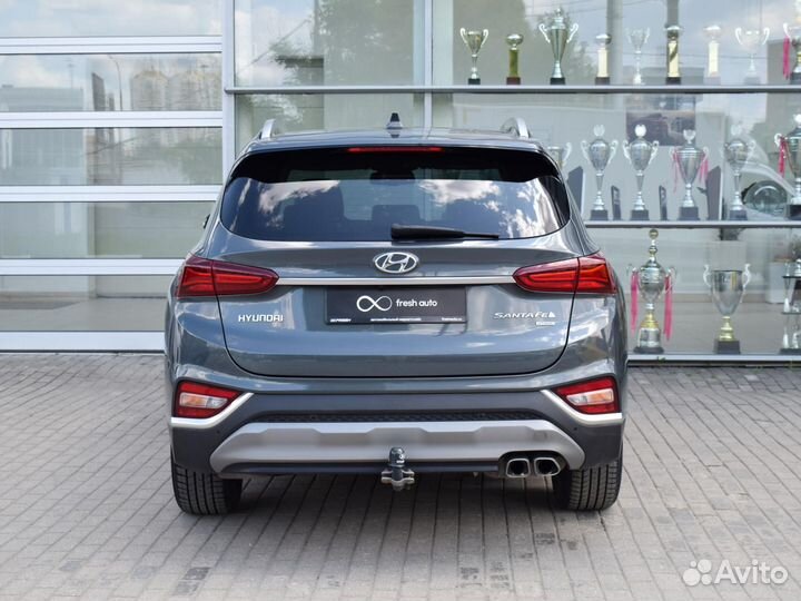 Hyundai Santa Fe 2.2 AT, 2019, 60 147 км