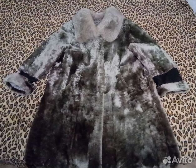 Шуба мутоновая женская 58 60 размер
