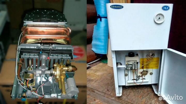 Ремонт газовых колонок / напольных котлов/ пайка