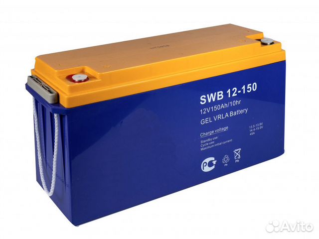 Гелевая аккумуляторная батарея SWB 12-150G (150 А