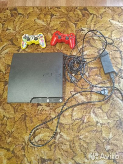 Игровая приставка ps3 super slim прошитая