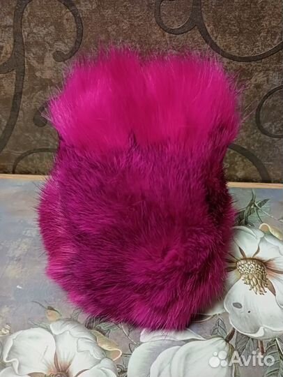 Ёжик из натурального меха