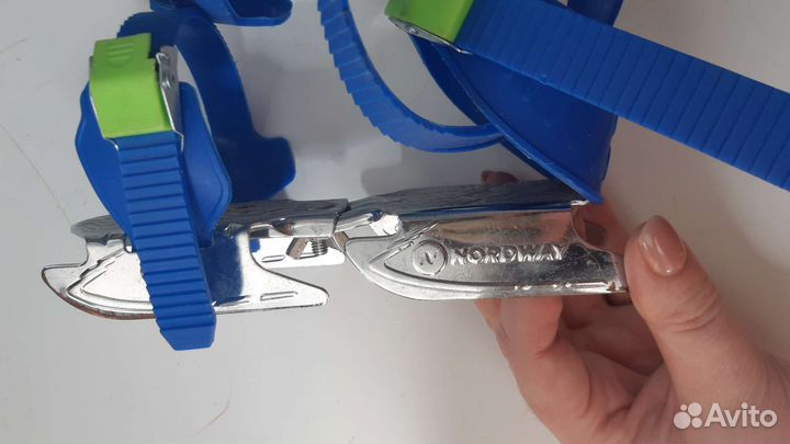 Коньки детские двухполозные раздвижные Nordway