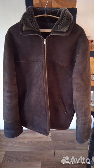 Дубленка натуральная мужская 50 размер