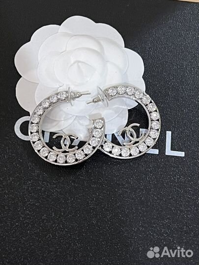 Серьги Chanel, бижутерия