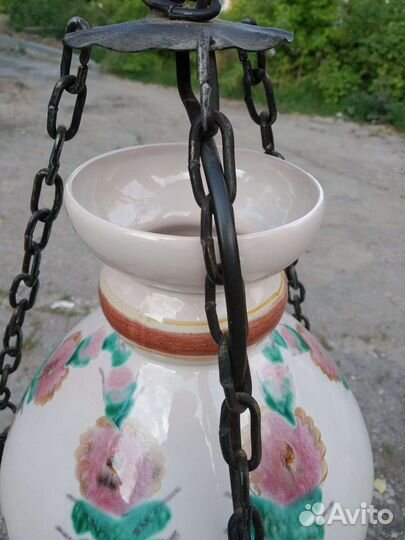 Люстра потолочная кованая