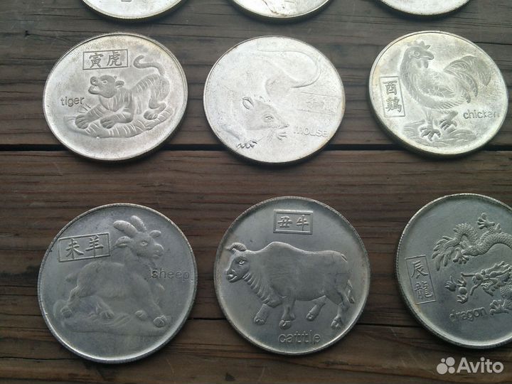 Сувениры медали китайский гороскоп