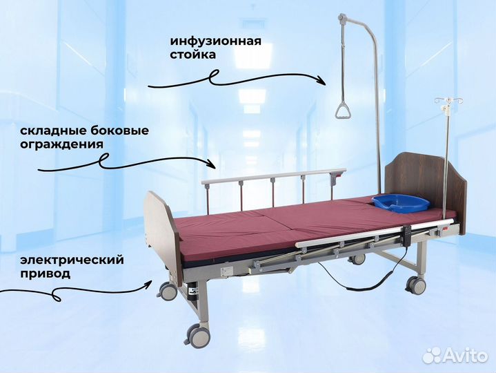 Кровать медицинская функциональная