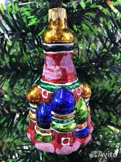 Елочные игрушки из стекла