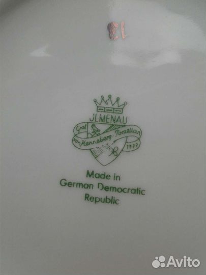 Блюдца ГДР jlmenau