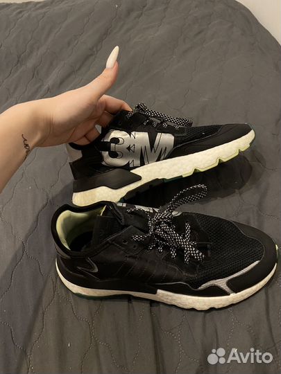 Кроссовки оригинал adidas nite jogger 3m 8,5 us