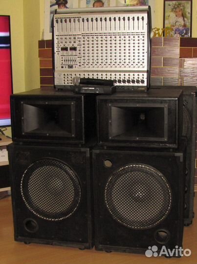 Колонки C-Mark 1100W FA Микшер-усилитель Микрофон