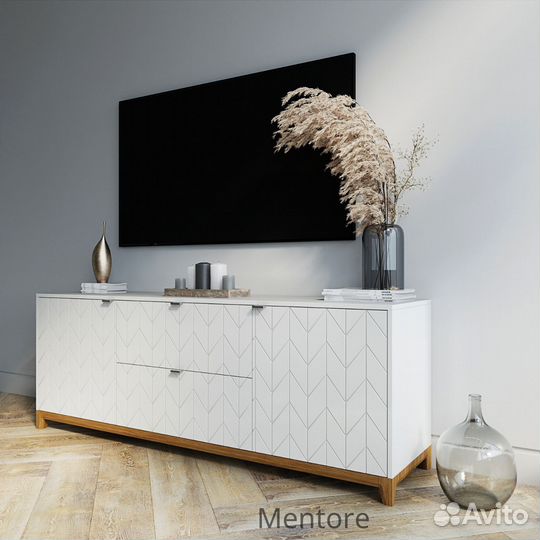 Тумба тв Giorgia с ящиками и дверцами / 184х45х67