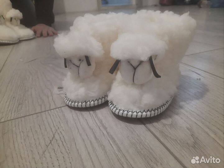 Чуни из овчины