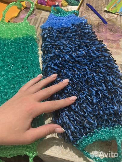 Мочалка ручной работы