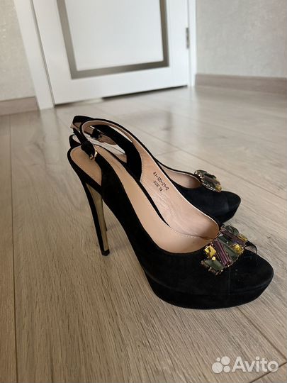 Туфли женские 38 размер, велюровые