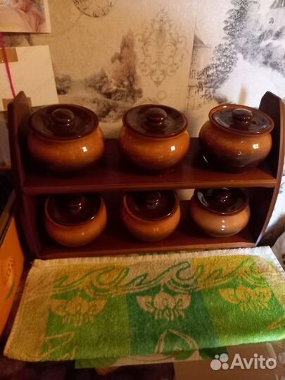 Набор горшков для запекания СССР