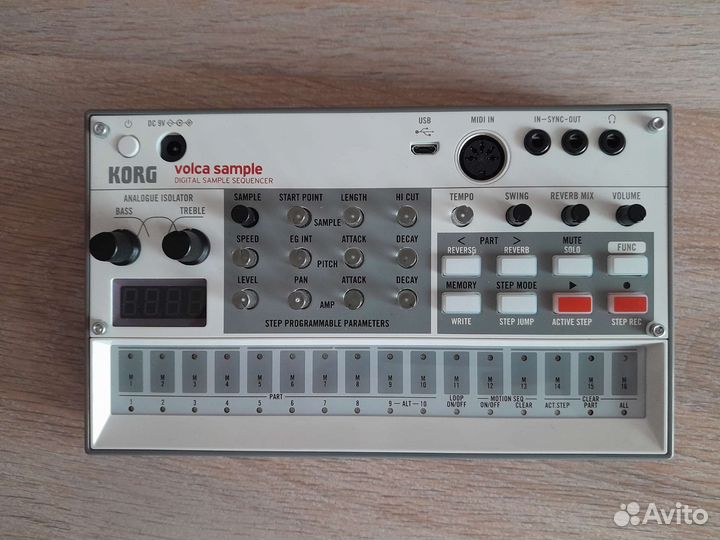 Сэмплер korg volca sample 2