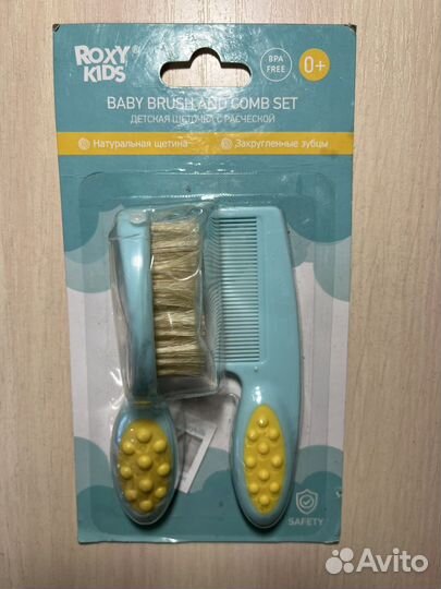 Детская щеточка с расческой roxy kids